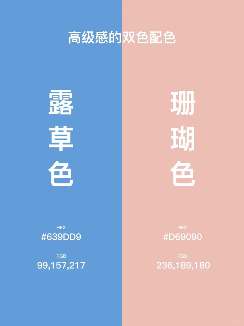 5组最受欢迎高级感色彩搭配：配色灵感来了