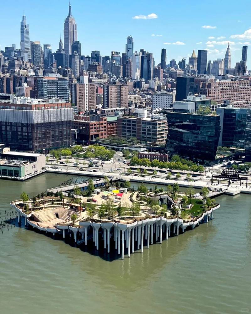 美国纽约曼哈顿100个地标地图