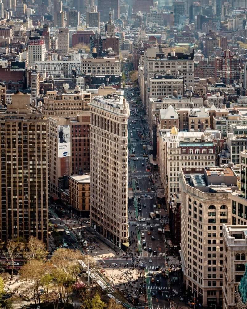 美国纽约曼哈顿100个地标地图