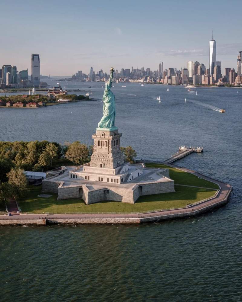 美国纽约曼哈顿100个地标地图