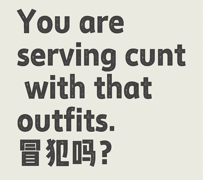 Cunt这样用词真的不算冒犯吗