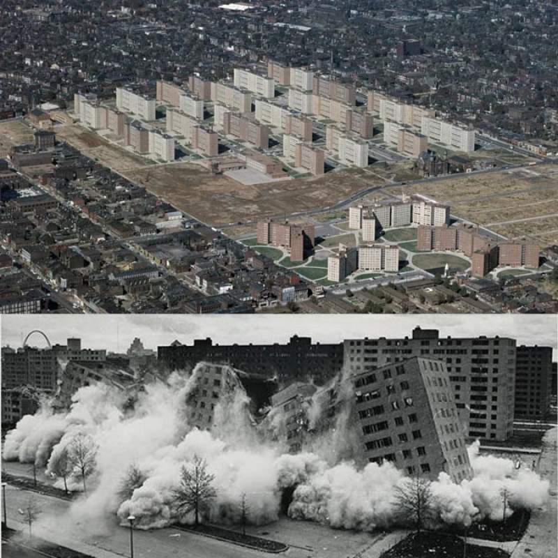 巨无霸现代主义住宅的轰然倒塌