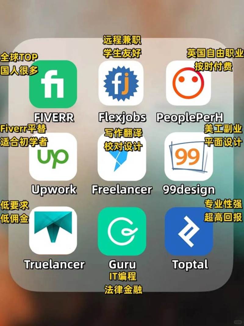 9个自由职业者平台 🔥 | 发展副业赚美金 💰