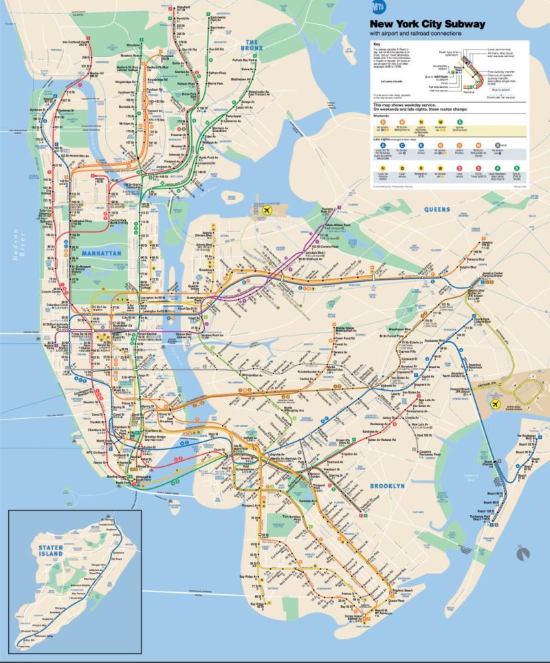 地铁图设计起源｜纽约篇：为每位乘客节省时间，就是设计的意义