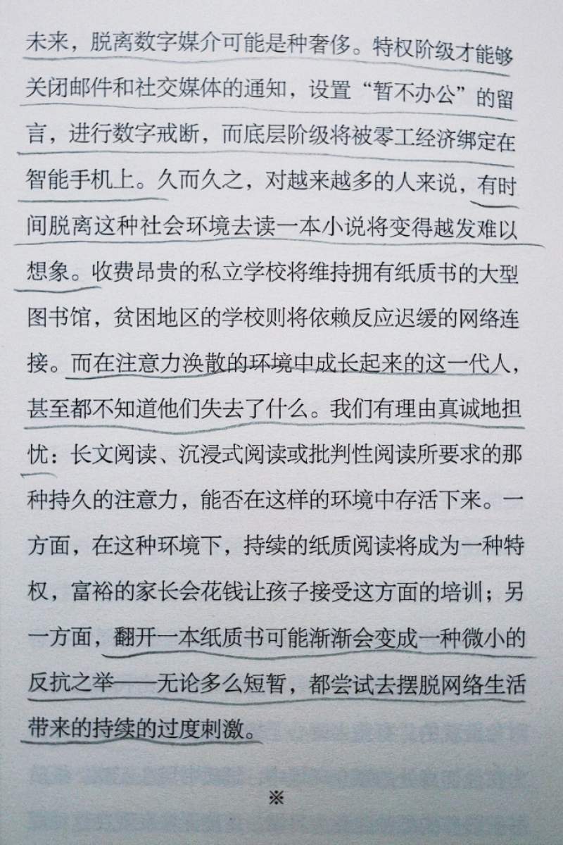 特权阶级才能进行数字戒断，底层阶级将被零工经济绑定在智能手机上