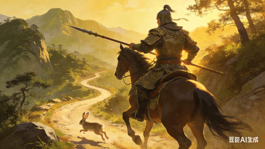 将军赶路，不追小兔