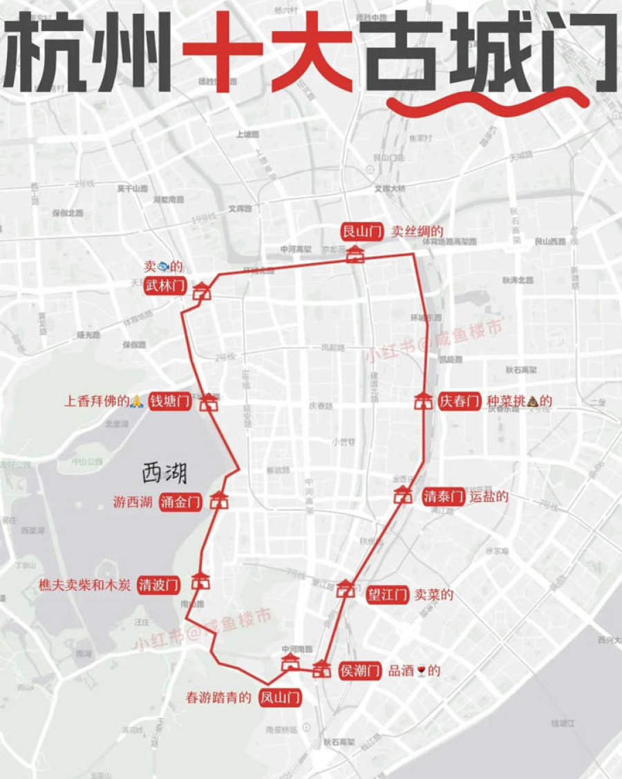 杭州十大古城门:一城烟火,十样风情