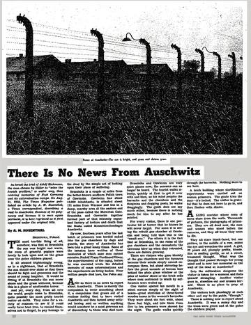 奥斯维辛没有新闻